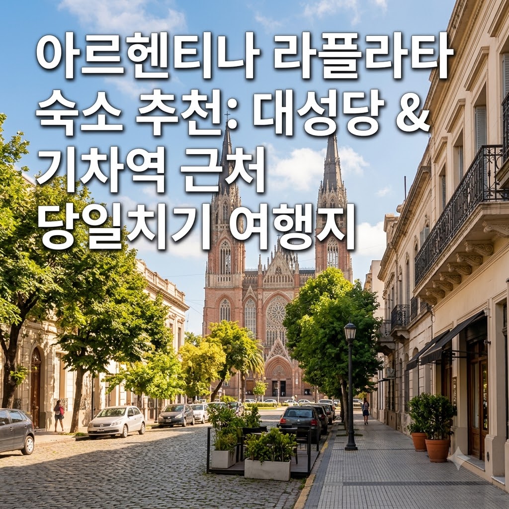 아르헨티나 라플라타 숙소 추천 대성당과 기차역 가까운 당일치기 근교 여행지