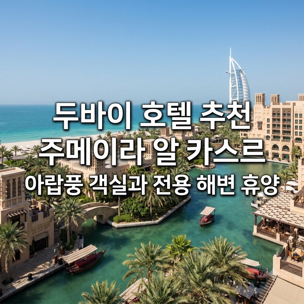 두바이 호텔 추천 주메이라 알 카스르 아랍풍 객실과 전용 해변 휴양