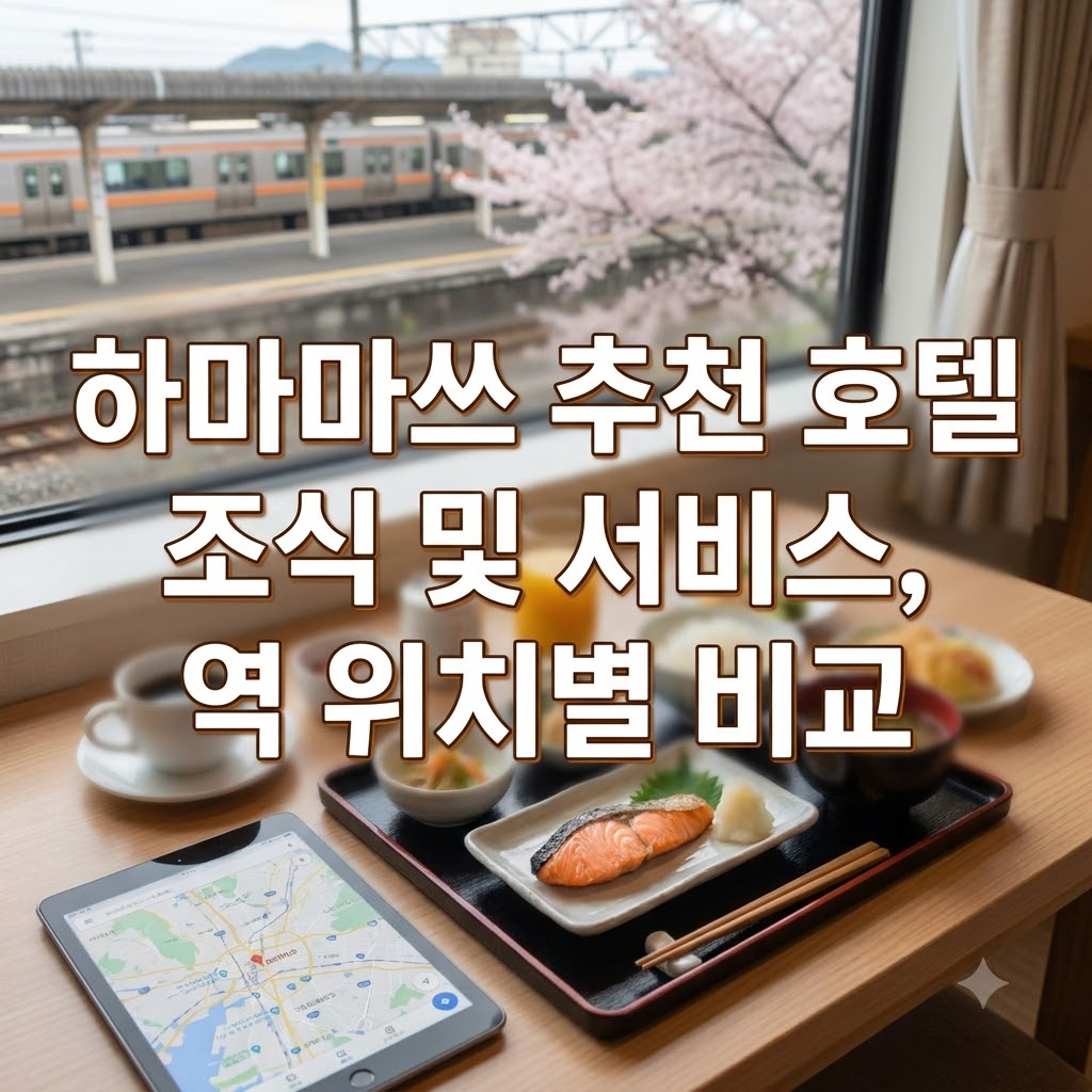 하마마쓰 호텔 추천 역세권 위치별 조식과 서비스 비교