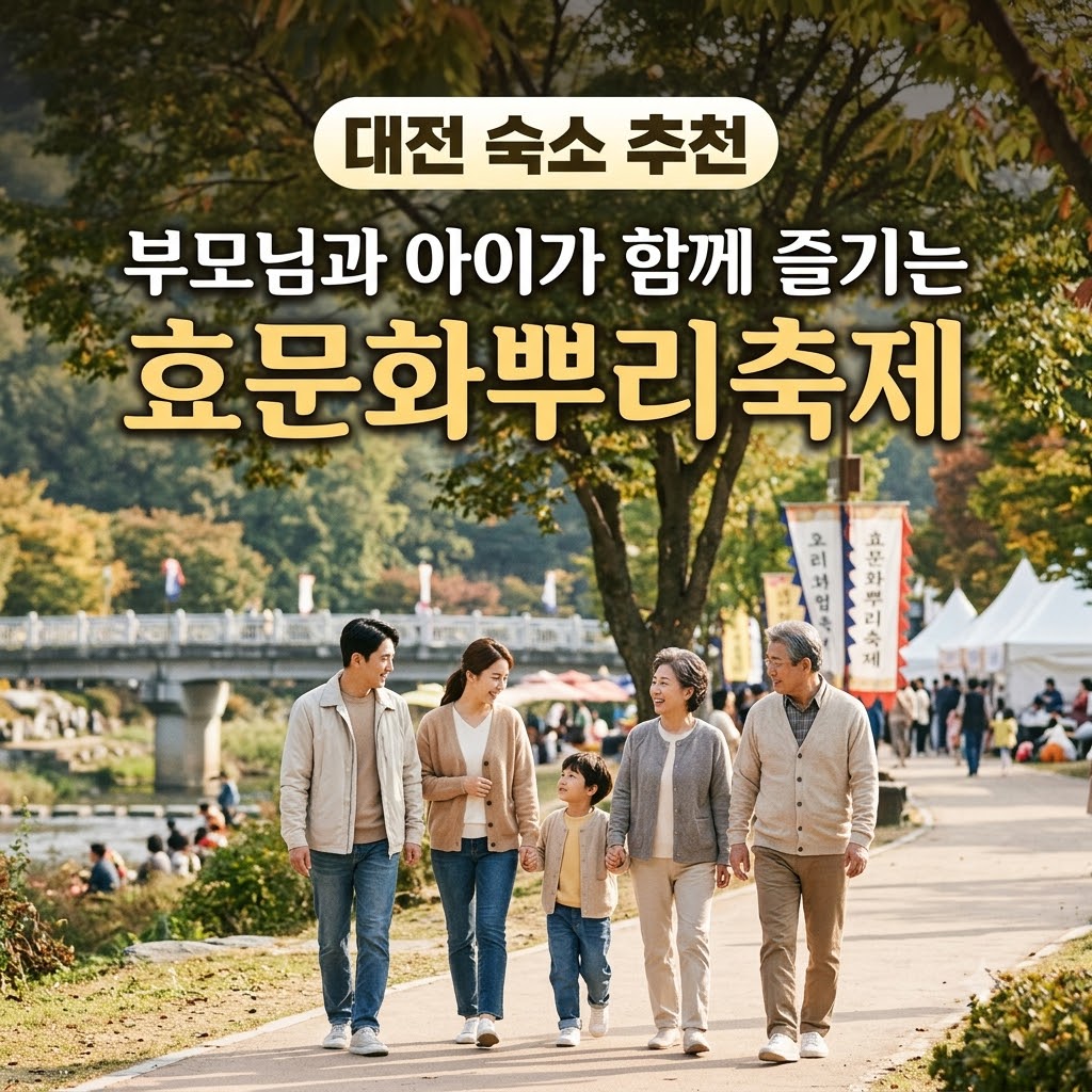 대전 부모님과 아이가 함께 즐기는 효문화뿌리축제